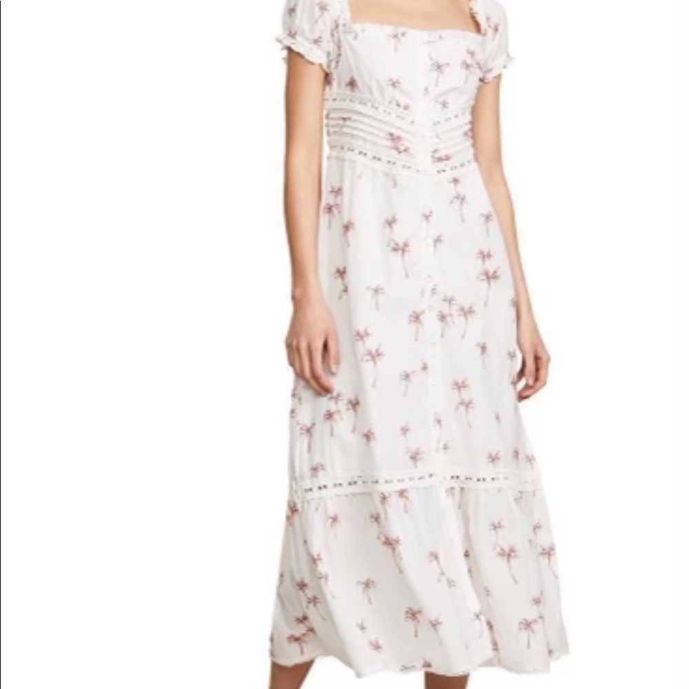 Rahi Cap Sleeve Midi Dress